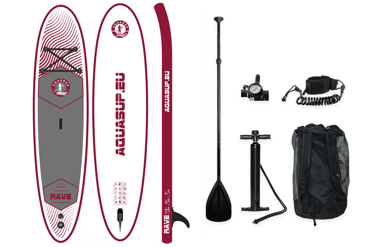AquaSup Rave 11.6” (350cm) Package